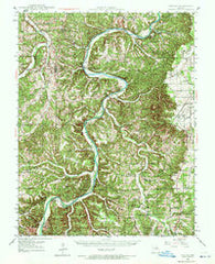 Vienna Missouri Historical topographic map, 1:62500 scale, 15 X 15 Minute, Year 1937