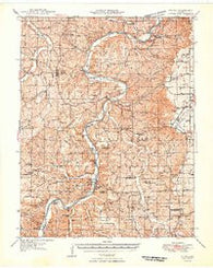 Vienna Missouri Historical topographic map, 1:62500 scale, 15 X 15 Minute, Year 1949