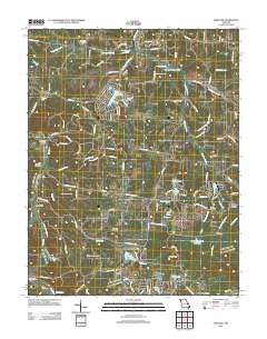 Vineland Missouri Historical topographic map, 1:24000 scale, 7.5 X 7.5 Minute, Year 2012