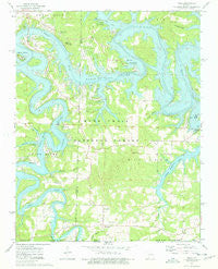 Viola Missouri Historical topographic map, 1:24000 scale, 7.5 X 7.5 Minute, Year 1974