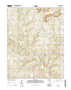 Virginia Missouri Current topographic map, 1:24000 scale, 7.5 X 7.5 Minute, Year 2014