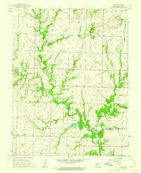 Virginia Missouri Historical topographic map, 1:24000 scale, 7.5 X 7.5 Minute, Year 1961