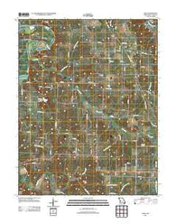 Vista Missouri Historical topographic map, 1:24000 scale, 7.5 X 7.5 Minute, Year 2011