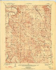 Vista Missouri Historical topographic map, 1:24000 scale, 7.5 X 7.5 Minute, Year 1938