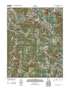 Wachita Mountain Missouri Historical topographic map, 1:24000 scale, 7.5 X 7.5 Minute, Year 2011