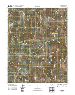Wagoner Missouri Historical topographic map, 1:24000 scale, 7.5 X 7.5 Minute, Year 2011