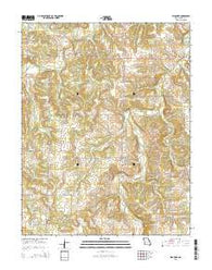 Wagoner Missouri Current topographic map, 1:24000 scale, 7.5 X 7.5 Minute, Year 2015