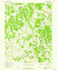 Wagoner Missouri Historical topographic map, 1:24000 scale, 7.5 X 7.5 Minute, Year 1956