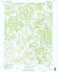 Wagoner Missouri Historical topographic map, 1:24000 scale, 7.5 X 7.5 Minute, Year 1956