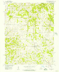 Walnut Grove Missouri Historical topographic map, 1:24000 scale, 7.5 X 7.5 Minute, Year 1956