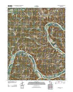 Wardsville Missouri Historical topographic map, 1:24000 scale, 7.5 X 7.5 Minute, Year 2011