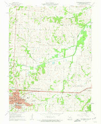 Warrensburg East Missouri Historical topographic map, 1:24000 scale, 7.5 X 7.5 Minute, Year 1962