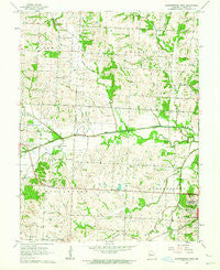 Warrensburg West Missouri Historical topographic map, 1:24000 scale, 7.5 X 7.5 Minute, Year 1962
