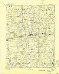 Warrensburg Missouri Historical topographic map, 1:125000 scale, 30 X 30 Minute, Year 1894