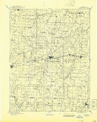 Warrensburg Missouri Historical topographic map, 1:125000 scale, 30 X 30 Minute, Year 1894