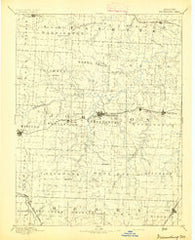 Warrensburg Missouri Historical topographic map, 1:125000 scale, 30 X 30 Minute, Year 1894