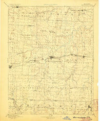 Warrensburg Missouri Historical topographic map, 1:125000 scale, 30 X 30 Minute, Year 1894
