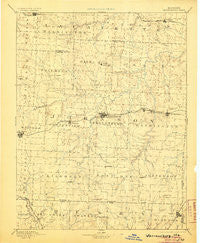 Warrensburg Missouri Historical topographic map, 1:125000 scale, 30 X 30 Minute, Year 1894