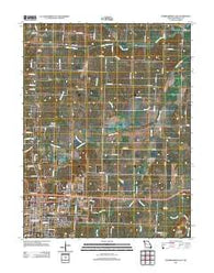 Warrensburg East Missouri Historical topographic map, 1:24000 scale, 7.5 X 7.5 Minute, Year 2011
