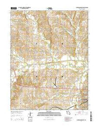 Warrensburg West Missouri Current topographic map, 1:24000 scale, 7.5 X 7.5 Minute, Year 2014