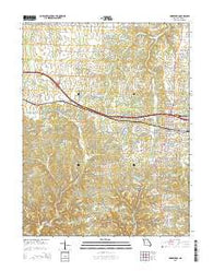Warrenton Missouri Current topographic map, 1:24000 scale, 7.5 X 7.5 Minute, Year 2015