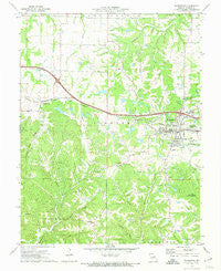 Warrenton Missouri Historical topographic map, 1:24000 scale, 7.5 X 7.5 Minute, Year 1973