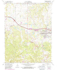 Warrenton Missouri Historical topographic map, 1:24000 scale, 7.5 X 7.5 Minute, Year 1973