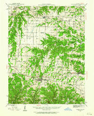 Warrenton Missouri Historical topographic map, 1:62500 scale, 15 X 15 Minute, Year 1943