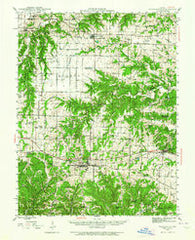 Warrenton Missouri Historical topographic map, 1:62500 scale, 15 X 15 Minute, Year 1943