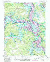 Warsaw West Missouri Historical topographic map, 1:24000 scale, 7.5 X 7.5 Minute, Year 1965