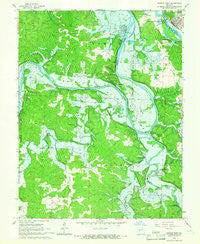 Warsaw West Missouri Historical topographic map, 1:24000 scale, 7.5 X 7.5 Minute, Year 1965
