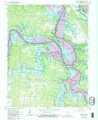 Warsaw West Missouri Historical topographic map, 1:24000 scale, 7.5 X 7.5 Minute, Year 1965