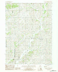 Washington Center Missouri Historical topographic map, 1:24000 scale, 7.5 X 7.5 Minute, Year 1984