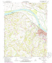 Washington West Missouri Historical topographic map, 1:24000 scale, 7.5 X 7.5 Minute, Year 1973