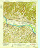 Washington Missouri Historical topographic map, 1:62500 scale, 15 X 15 Minute, Year 1949