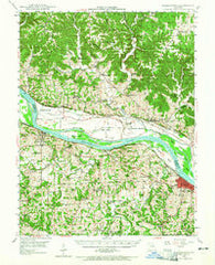 Washington Missouri Historical topographic map, 1:62500 scale, 15 X 15 Minute, Year 1948