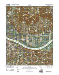 Washington East Missouri Historical topographic map, 1:24000 scale, 7.5 X 7.5 Minute, Year 2012