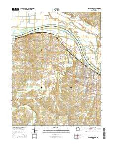 Washington West Missouri Current topographic map, 1:24000 scale, 7.5 X 7.5 Minute, Year 2015