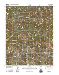Wasola Missouri Historical topographic map, 1:24000 scale, 7.5 X 7.5 Minute, Year 2012