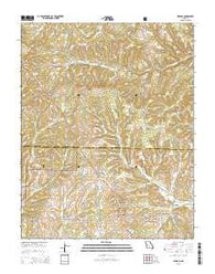Wasola Missouri Current topographic map, 1:24000 scale, 7.5 X 7.5 Minute, Year 2015