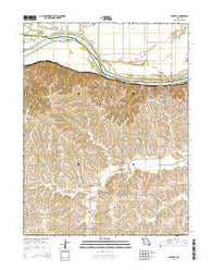 Waverly Missouri Current topographic map, 1:24000 scale, 7.5 X 7.5 Minute, Year 2015