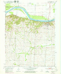 Waverly Missouri Historical topographic map, 1:24000 scale, 7.5 X 7.5 Minute, Year 1951