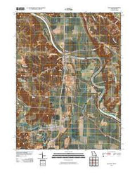Wayland Missouri Historical topographic map, 1:24000 scale, 7.5 X 7.5 Minute, Year 2010