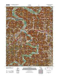 Waynesville Missouri Historical topographic map, 1:24000 scale, 7.5 X 7.5 Minute, Year 2012
