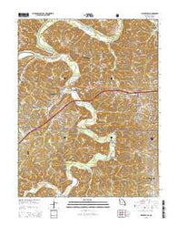 Waynesville Missouri Current topographic map, 1:24000 scale, 7.5 X 7.5 Minute, Year 2015
