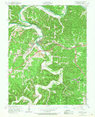 Waynesville Missouri Historical topographic map, 1:24000 scale, 7.5 X 7.5 Minute, Year 1954