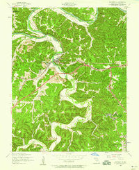 Waynesville Missouri Historical topographic map, 1:24000 scale, 7.5 X 7.5 Minute, Year 1954