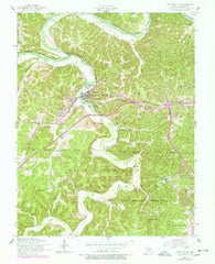 Waynesville Missouri Historical topographic map, 1:24000 scale, 7.5 X 7.5 Minute, Year 1954
