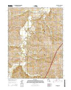 Weatherby Missouri Current topographic map, 1:24000 scale, 7.5 X 7.5 Minute, Year 2014