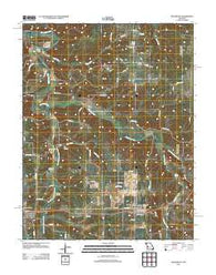 Weaubleau Missouri Historical topographic map, 1:24000 scale, 7.5 X 7.5 Minute, Year 2011
